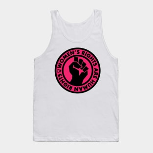 Women's Rights are Human Rights (hot pink) Tank Top